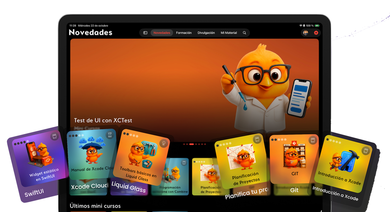 Be Native app interface highlighting learning journeys across different skill levels.