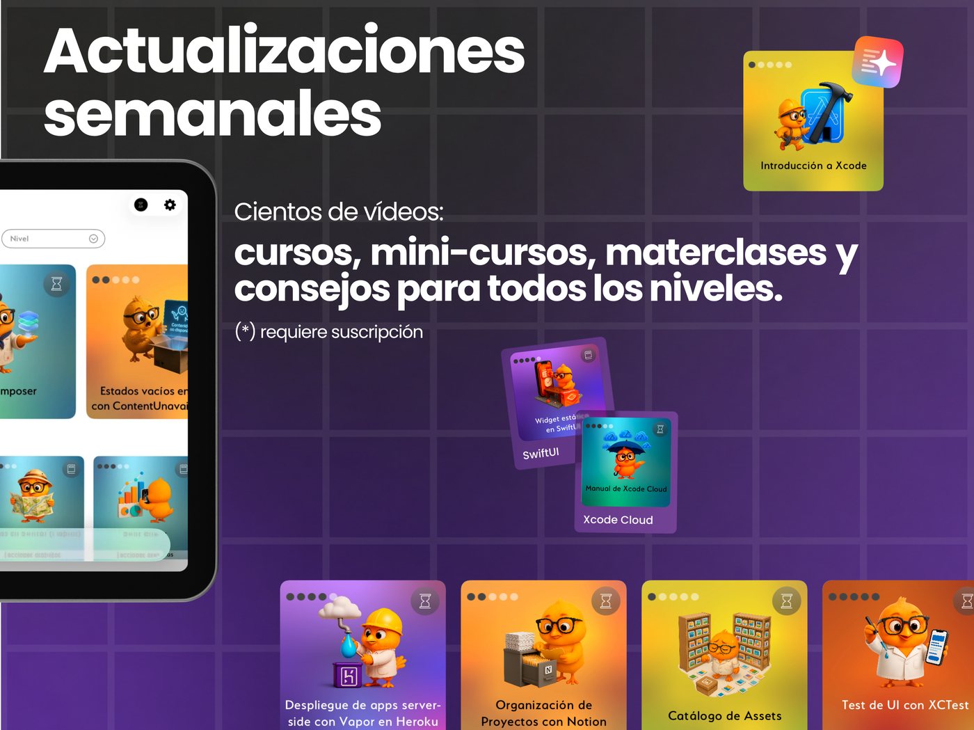 Catálogo de formación de Be Native con cursos, mini-cursos, snippets y tips.