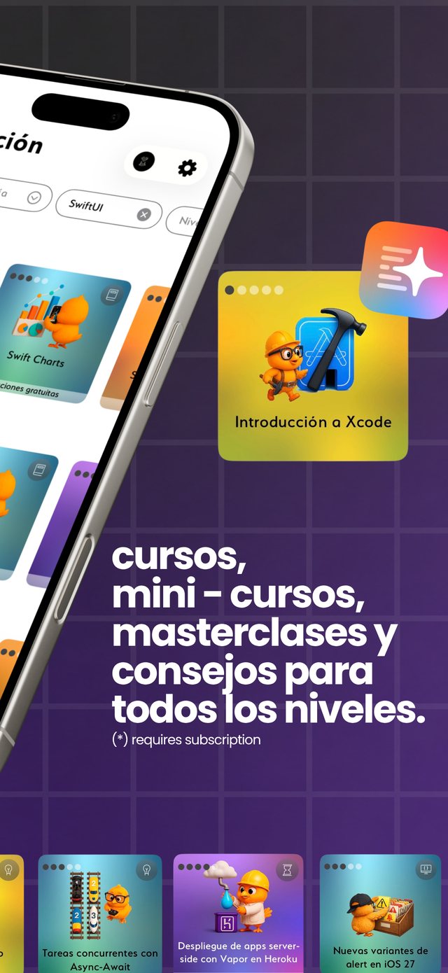 Cursos, mini-cursos, snippets y tips para todos los niveles.