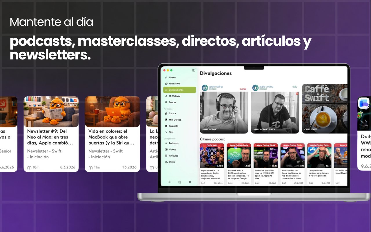 La pestaña Insight de Be Native con podcasts, newsletters y artículos.